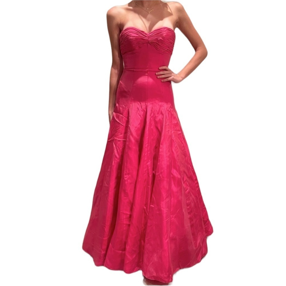 Jovani Strapless Gown Pink